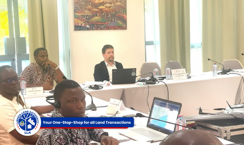 LLA Commissioner Participates in Regional Training to Advance West Africa’s Boundary Management for Confirmatory Survey.